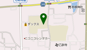 長岡京市立長岡第二中学校の地図画像