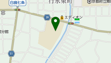 舞鶴市立青葉中学校の地図画像