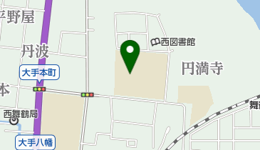 舞鶴市立城北中学校の地図画像