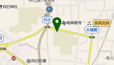 向日市立勝山中学校の地図画像