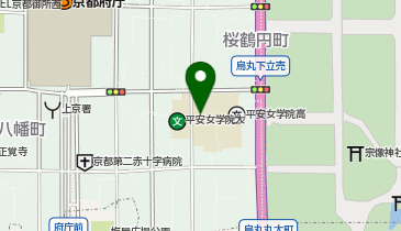 私立平安女学院中学校の地図画像