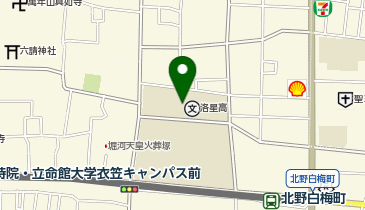 私立洛星中学校の地図画像
