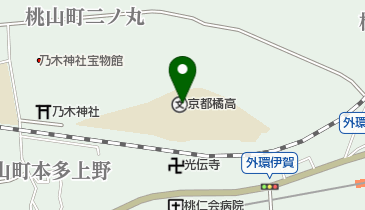 私立京都橘中学校の地図画像