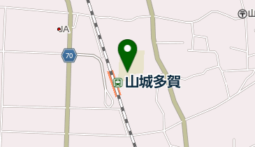 井手町立多賀小学校の地図画像