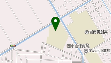 宇治市立西小倉小学校の地図画像