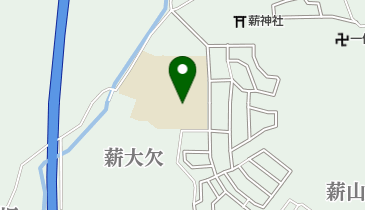 京田辺市立薪小学校の地図画像