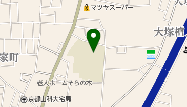 京都市立大宅小学校の地図画像