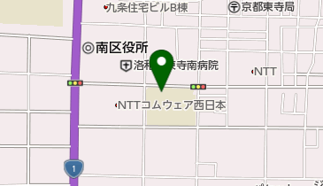 京都市立九条塔南小学校の地図画像