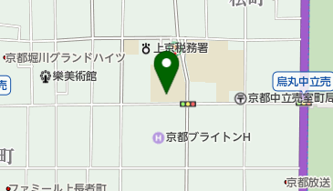 京都市立新町小学校の地図画像