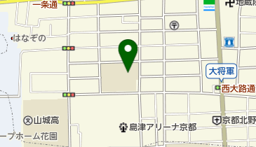 京都市立大将軍小学校の地図画像