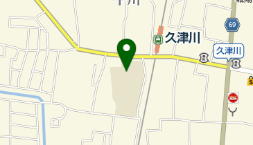城陽市立久津川小学校の地図画像