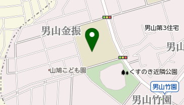 八幡市立くすのき小学校の地図画像