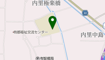 八幡市立有都小学校の地図画像