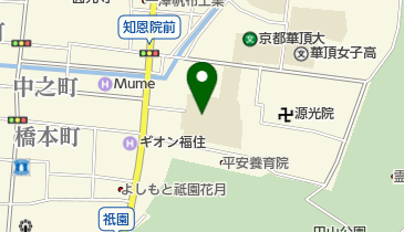華頂短期大学附属幼稚園の地図画像