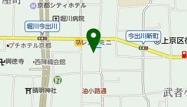 京都市立みつば幼稚園の地図画像