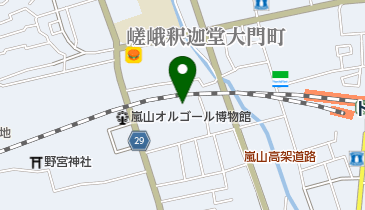 嵯峨幼稚園の地図画像