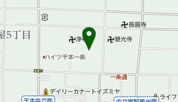 浄福寺幼稚園の地図画像