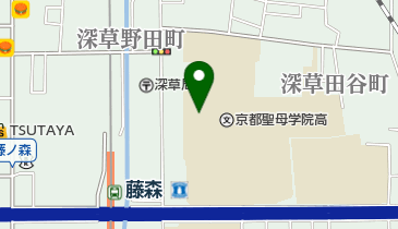 京都聖母学院幼稚園 京都市伏見区 幼稚園 保育園 612 0878 の地図 アクセス 地点情報 Navitime