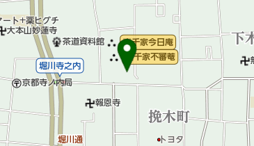 寺之内幼稚園の地図画像