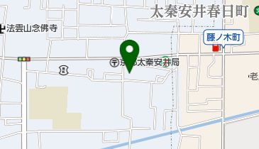 安井幼稚園の地図画像