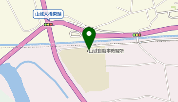 山城自動車教習所の地図画像