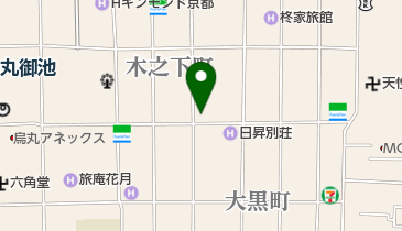 京都料理学校の地図画像