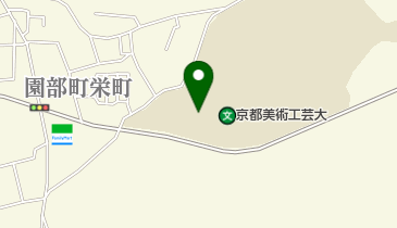京都伝統工芸大学校の地図画像