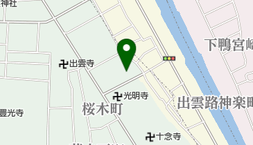 京都市鶴山保育所の地図画像