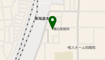 向日市立第6保育所の地図画像