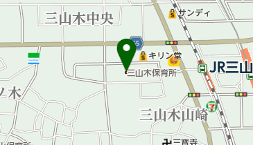 京田辺市立三山木保育所の地図画像