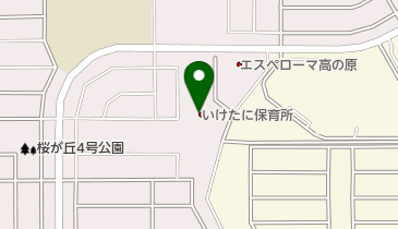 精華町立いけたに保育所の地図画像