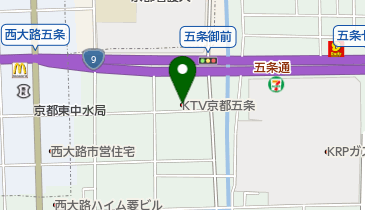 KTVハウジング京都五条住宅展示場の地図画像