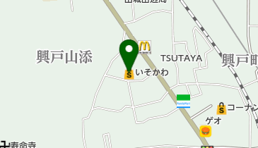 いそかわ田辺店の地図画像