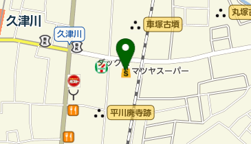 マツヤスーパー久津川店の地図画像