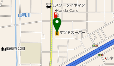 マツヤスーパー大宅店の地図画像