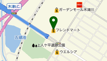 フレンドマート木津川店の地図画像