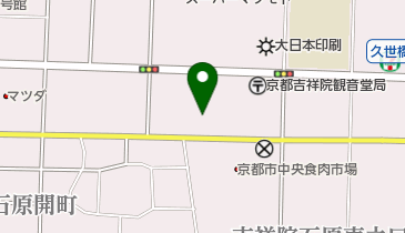 モリタ屋クォリティフードマーケット京都食肉市場前店の地図画像