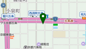フレスコ五条西洞院店の地図画像