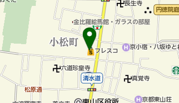 フレスコ東山安井店の地図画像