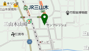 サンフレッシュ三山木店の地図画像