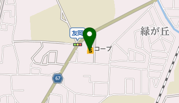 コープながおかの地図画像