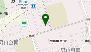 スーパーストアナカガワ男山店の地図画像