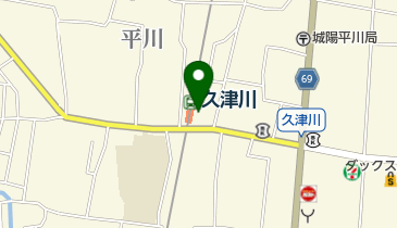 スーパー山田屋久津川店の地図画像