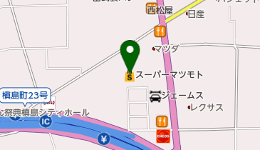 スーパーマツモト宇治西店の地図画像