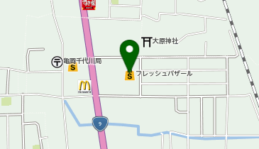 フレッシュバザール亀岡千代川店の地図画像