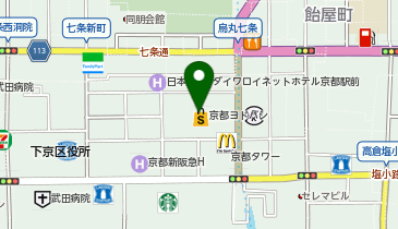 ロピア京都ヨドバシ店の地図画像