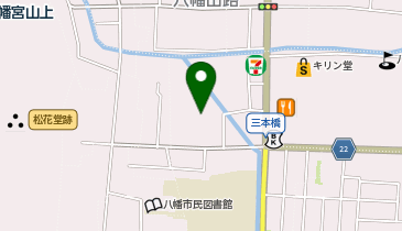 コーヨー八幡店の地図画像