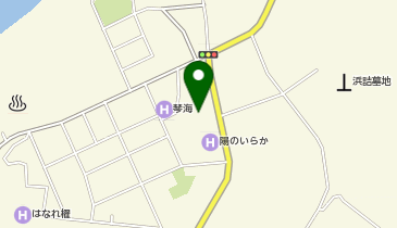 スーパーマルワ浜詰店の地図画像