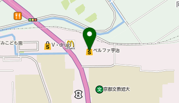 ロピア宇治店の地図画像