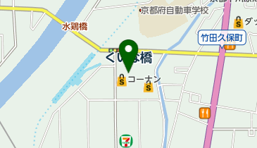 ホームセンターコーナンくいな橋店の地図画像